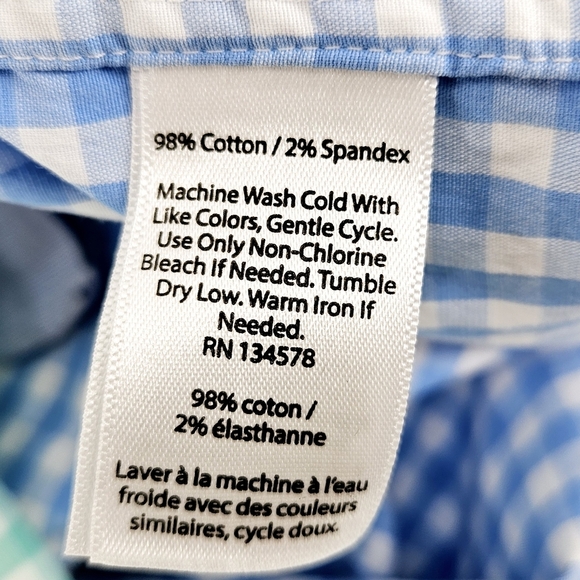 Vineyard Vines Carleton Gingham Party Stretch Classic Fit Tucker Shirt - Picture 6 of 9